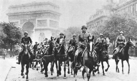 Inval in Parijs - 1940